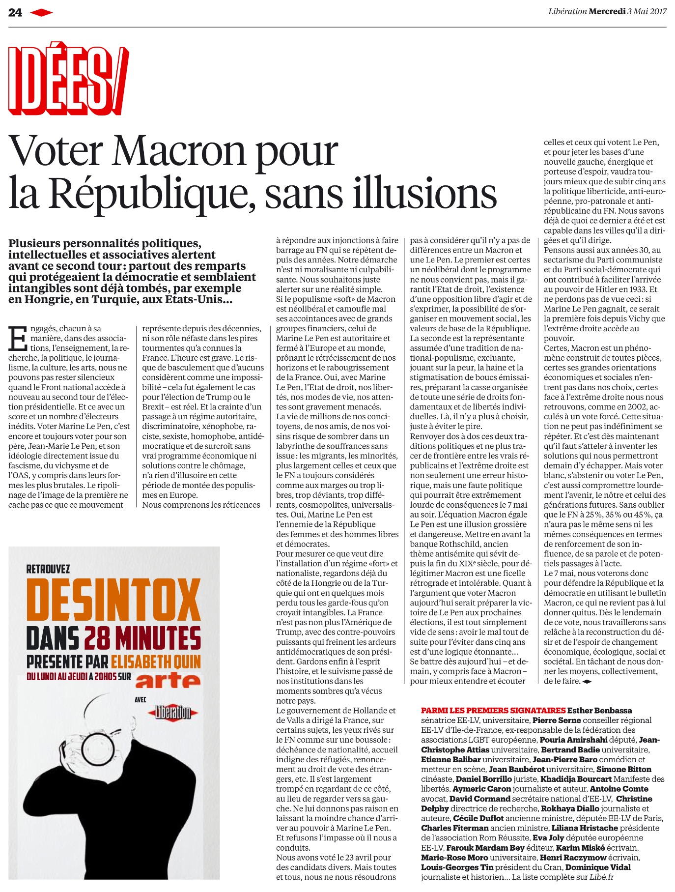 Voter Macron